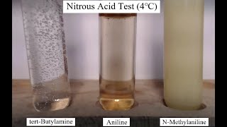 Nitrous Acid Test for Amines [upl. by Yeldnarb]