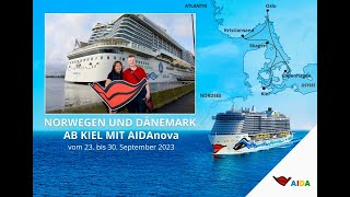 AIDAnova CRUISE SHIP NORTH SEA 2023 [upl. by Ettevi]