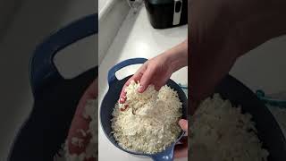 CAULIFLOWER FRIED RICE EASY AIR FRYER [upl. by Lucilia]