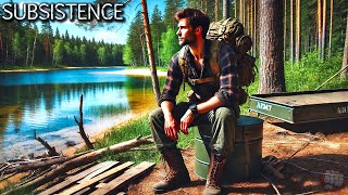 Day 29 Wilderness Survival  Subsistence Gameplay [upl. by Annorah483]