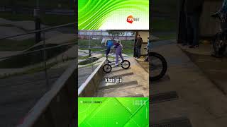 Phần thi của anh chàng này đã bị phá nát bởi khán giả sport thethao bmx bike [upl. by Leorsiy]