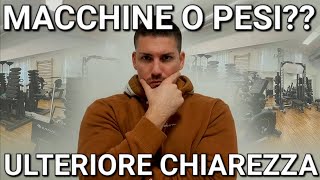 MACCHINARI O PESI LIBERI ULTERIORI CHIARIMENTI [upl. by Donn938]