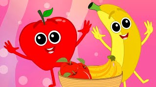 Apples and Banana Song for Kids Fun Nursery Rhyme by Mr Alphabet [upl. by Thilde]