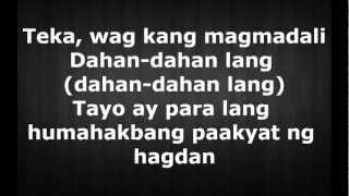 Hagdan  Ron Henley Ft Kat agarrdo lyrics [upl. by Ritchie]