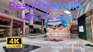 Resorts World Las Vegas Walking Tour  October 2024 [upl. by Maurer]