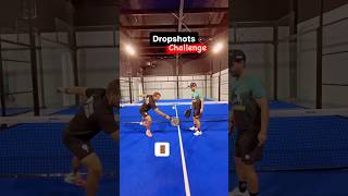 DROPSHOT CHALLENGE backspin The Padel School ft Bicho [upl. by Gudrun]