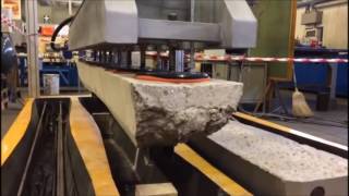 Concrete sleepers vacuum loader powered by Vuototecnica [upl. by Erot]