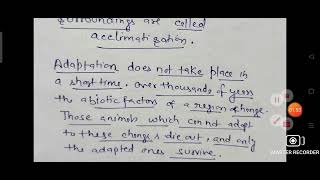 Difference between ACCLIMATISATION and ADAPTATION CLASS 6 SCIENCE Chapter 9 Living Organisms [upl. by Carolynn201]