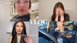 XXL VLOG Fasten Zahnarzt Termin Struggle Nägel machen DM Haul amp mehr [upl. by Ynoep25]