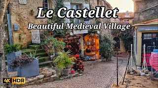 Le Castellet France  This Medieval Village its Really Beautiful 4K ULTRA HD [upl. by Airal]