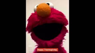 Elmos Thanksgiving Message Forward amp Reverse [upl. by Yhtac714]