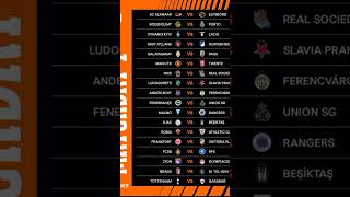 Jadwal europa league football [upl. by Eerot]