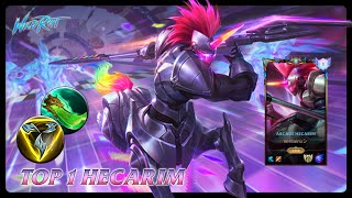 Wild Rift HECARIM  TOP 1 Arcade Hecarim S13 Ranked Gameplay  Build [upl. by Marjie518]