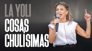 YOLANDA DÍAZ Cosas Chulísimas PARODIA  LA MATRIA  Al Bano amp Romina Power  Felicidad Felicità [upl. by Demeyer]