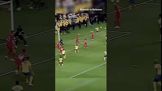 Ronaldo vs Referees football goals ronaldo [upl. by Aklam663]