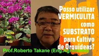 Posso utilizar a VERMICULITA como SUBSTRATO para cultivo de ORQUIDEAS ProfRoberto Takane [upl. by Basset]