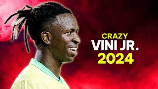 Vinícius Júnior 2024  Crazy Skills amp Goals  Golden Boy 2024 [upl. by Eidnim]