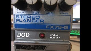 DOD Stereo Flanger stereo [upl. by Schnur]