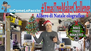 060 Albero di natale olografico xmastreemakerchallenge [upl. by Ciccia333]