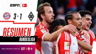 ¡LOS BÁVAROS LO DIERON VUELTA Y TERMINARON GOLEANDO  B Munich 31 B Mgladbach RESUMEN [upl. by Tupler66]