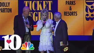 Dolly Parton wins Industry Legend Award [upl. by Yeclehc318]