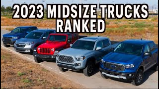 Worst to Best Midsize Trucks of 2023 [upl. by Auod]