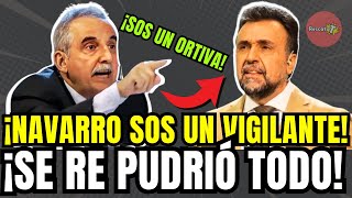 ¡NAVARRO SOS UN VIGILANTE ¡SE RE PUDRIÓ TODO NAVARRO vs MORENO [upl. by Alicea]