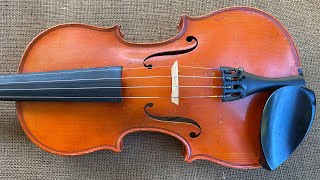 SOLD Old Violin 851 POWERFUL Markneukirchen Violin with Great Volume and Tone for sale [upl. by Gaddi]