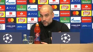 SchalkeManchester City Guardiola quotDobbiamo essere concentratiquot [upl. by Yrennalf]