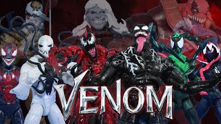 VENOM VS KNULL THE SYMBIOTE GOD MARVEL STOP MOTION [upl. by Kcor]