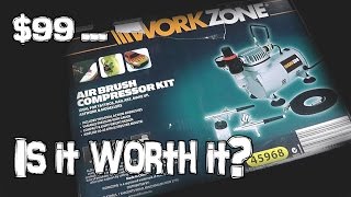 99 Aldi Airbrush Kit  Is it worth it [upl. by Helsie69]