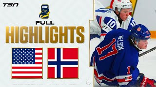 USA vs Norway FULL HIGHLIGHTS  2024 World Junior Championship [upl. by Remmus601]