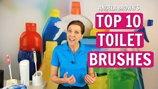 Angela Browns Top 10 Toilet Brushes amp Toilet Cleaning Systems [upl. by Assenyl]