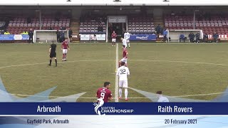 Arbroath Vs Raith Rovers [upl. by Nwavahs]