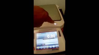 Ohaus Explorer EX2202 Balance Demo [upl. by Innob]