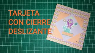 Tarjeta con cierre deslizante [upl. by Mendes]