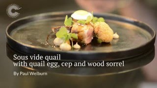 Panroasted quail herbs and fried egg by Paul Welburn [upl. by Lhok731]