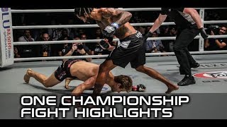 Sage Northcutt gets Face Planted in ONE Championship Debut Fight Highlights [upl. by Merv546]