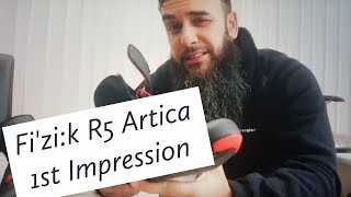 Fizik R5 Artica unboxing amp first impressions [upl. by Natascha]