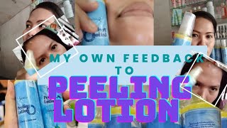 MY OWN FEEDBACK TO SKEENCARE PEELING LOTION [upl. by Fenny457]