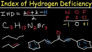 Degree of Unsaturation  Index of Hydroden Deficiency IHD [upl. by Aicirtal482]