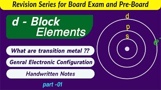 d block elements class 12  chemistry  revision  preboard and board exam 2025 [upl. by Gerhard631]