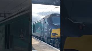 DRS 68008 ‘Avenger’ thrashing through Rugeley TV ukrail railway britishrail freight diesel [upl. by Dnaltiak]