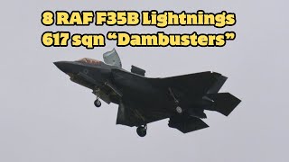 Aviation News  617sqn Dambuster returning to RAF Marham after NATO exercise [upl. by Onihc612]