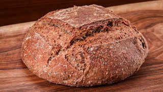 Nutritious Four Grain Whole Wheat Bread Recipe [upl. by Forest]