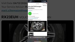 VW TOURAN HEALTH CHECK INSPECTION BY VW MAIN DEALER [upl. by Anhsirk736]