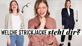 Strickjacke stylen für deinen Figurtypen DAS ist dein bester Schnitt amp SO kombinierst du Cardigans [upl. by Short908]