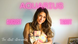 AQUARIUS✨THIS WILL CONFIRM YOUR INTUITION August 2024 Tarot Reading aquarius [upl. by Horne701]