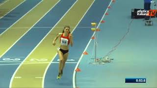 Marta Zenoni Campionessa italiana 2019 sui 3000 metri Promesse indoor [upl. by Garber921]