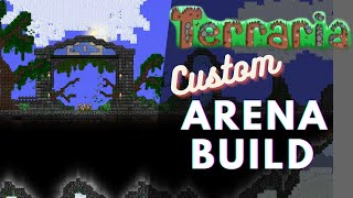 SPEED BUILD  OLD ONES ARMY ARENA Custom Terraria 14 Arena for all your Eternia Crystal Needs [upl. by Anoy]